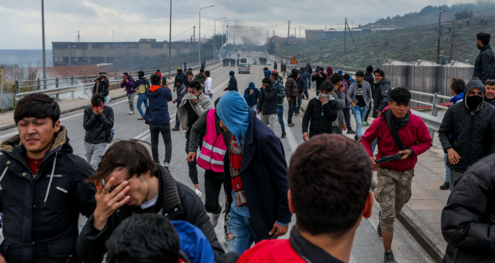 «Ελευθερία» ζητούν οι πρόσφυγες στη Μόρια