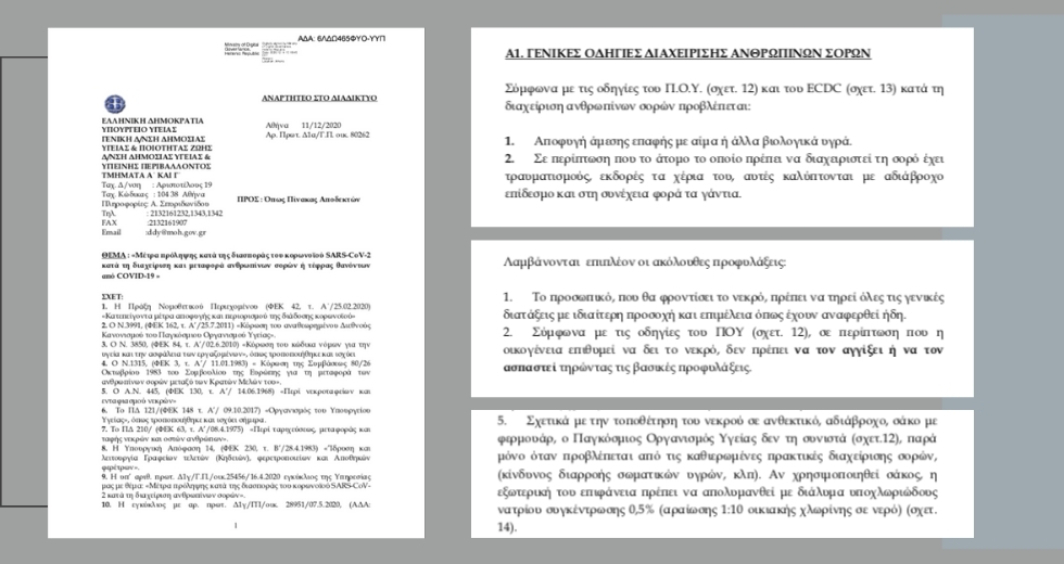 Διπλό το δράμα για τους συγγενείς των νεκρών από κορονοϊό