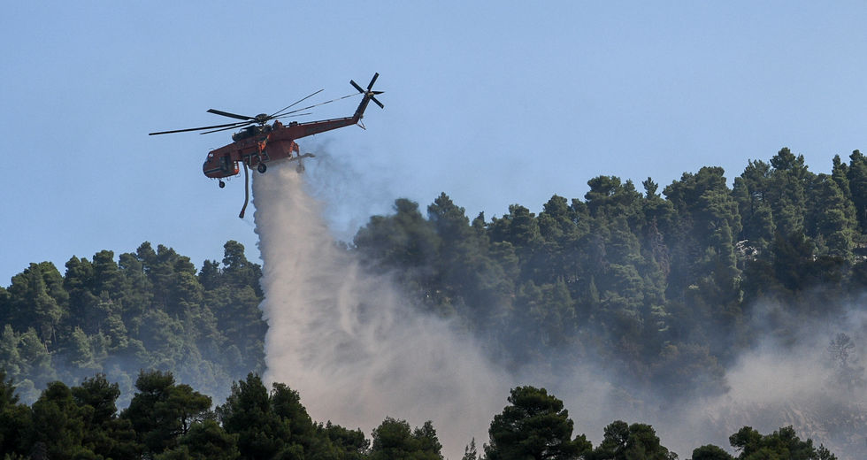 Ενα αισθητικό δάσος του Δικτύου Natura 2000 στο έλεος της φωτιάς