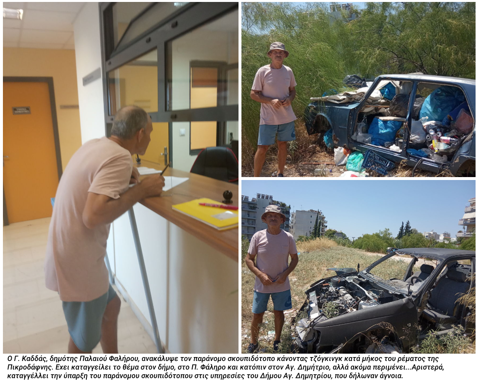 Πικροδάφνη: το ρέμα που συνεχίζουμε να πληγώνουμε
