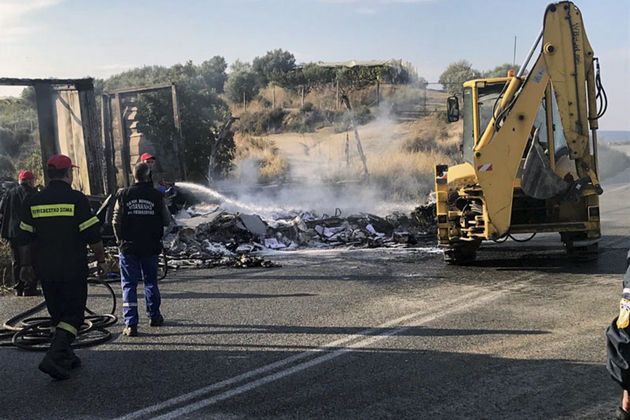 11 μετανάστες νεκροί σε τροχαίο στη Βόρ. Ελλάδα