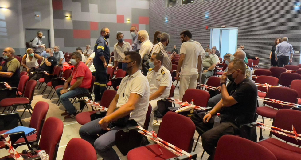 Συνεδρίαση φορέων της Περιφέρειας Κρήτης για τους σεισμούς στο Δήμο Μινώα Πεδιάδος