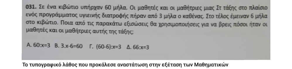 Βάπτισμα του πυρός στο σχολείο-εξεταστικό κέντρο