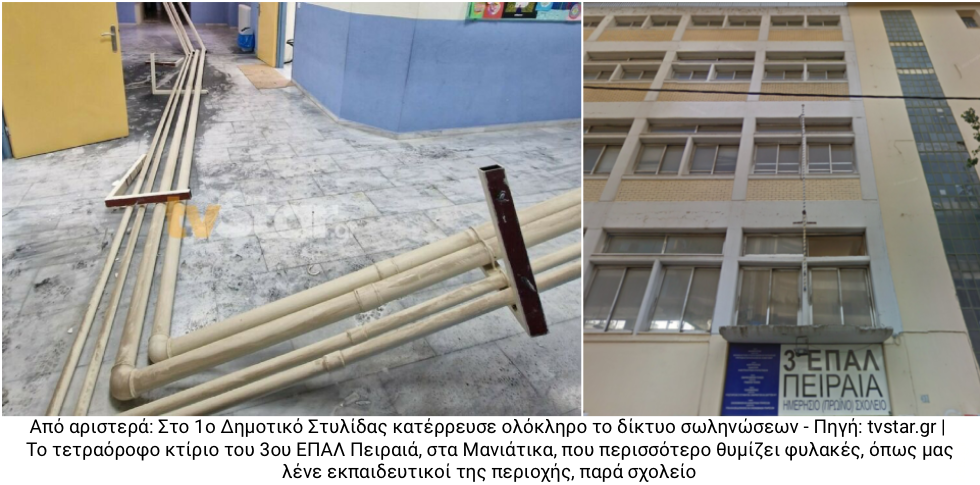 Εκπαίδευση στα ερείπια