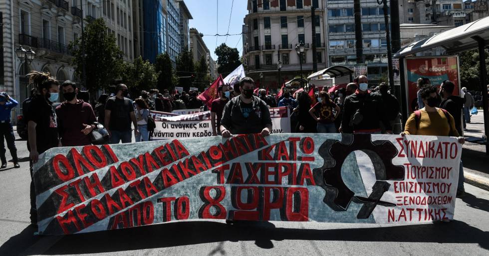 Πορεία στο υπ. Εργασίας από εργαζόμενους σε επισιτισμό – τουρισμό