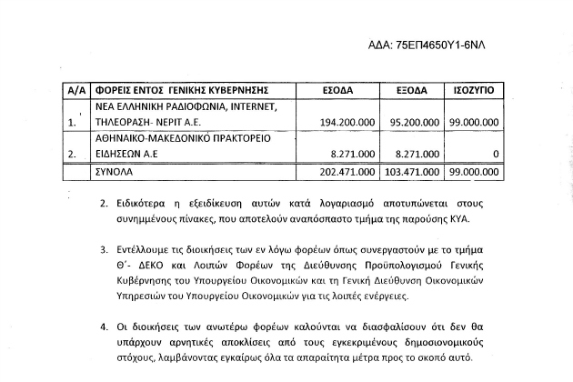 Eνέκριναν προϋπολογισμούς για το 2015, πριν παραδώσουν