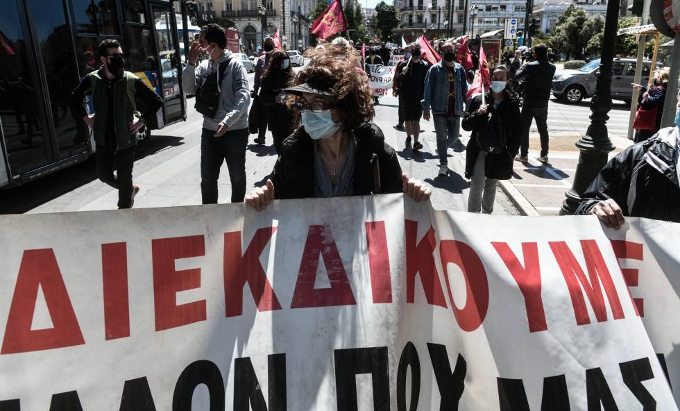 Πορεία στο υπ. Εργασίας από εργαζόμενους σε επισιτισμό – τουρισμό