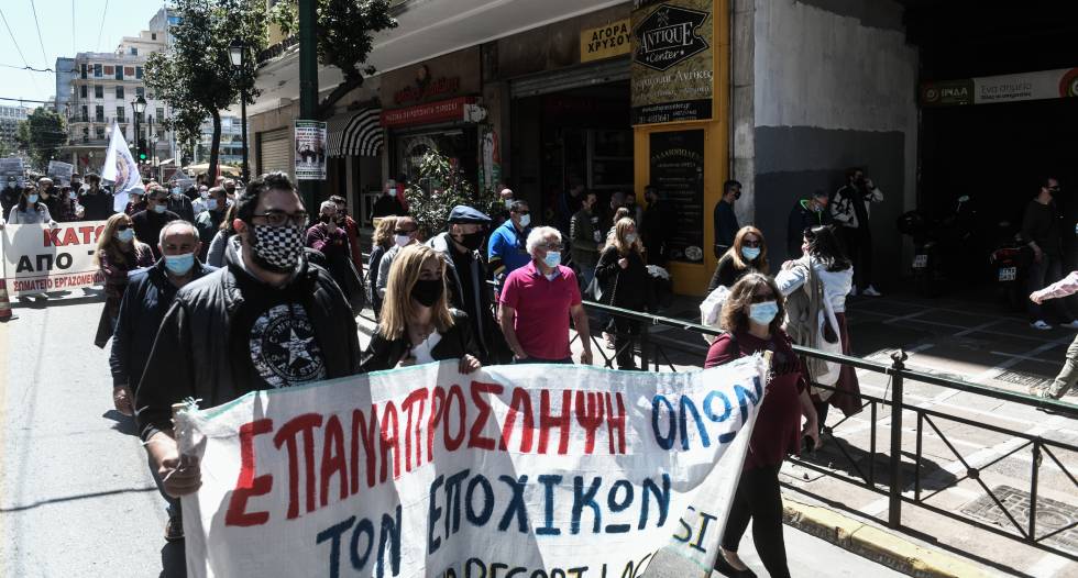 Πορεία στο υπ. Εργασίας από εργαζόμενους σε επισιτισμό – τουρισμό
