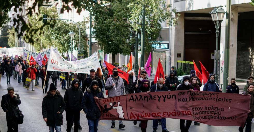 «Όχι στον πόλεμο – Καλοδεχούμενοι οι πρόσφυγες»