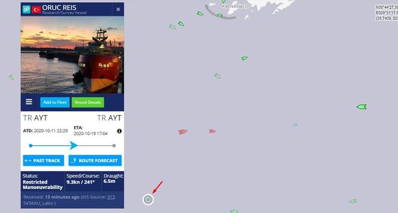 Νότια του Καστελόριζου το «Oruç Reis» – Αμηχανία σε Αθήνα και Ευρώπη