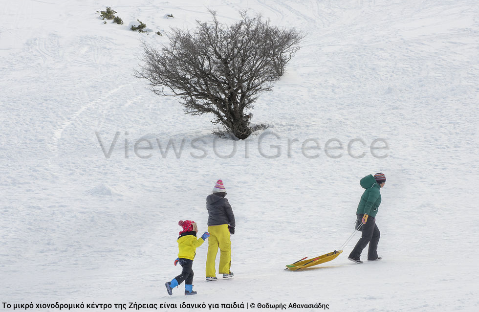 Ορος Ζήρεια, απόδραση στο χιόνι