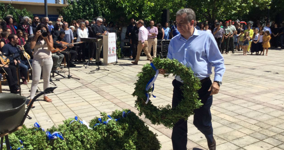 Τίμησαν την 75η Επέτειο του Ολοκαυτώματος των Ανωγείων από τους ναζί