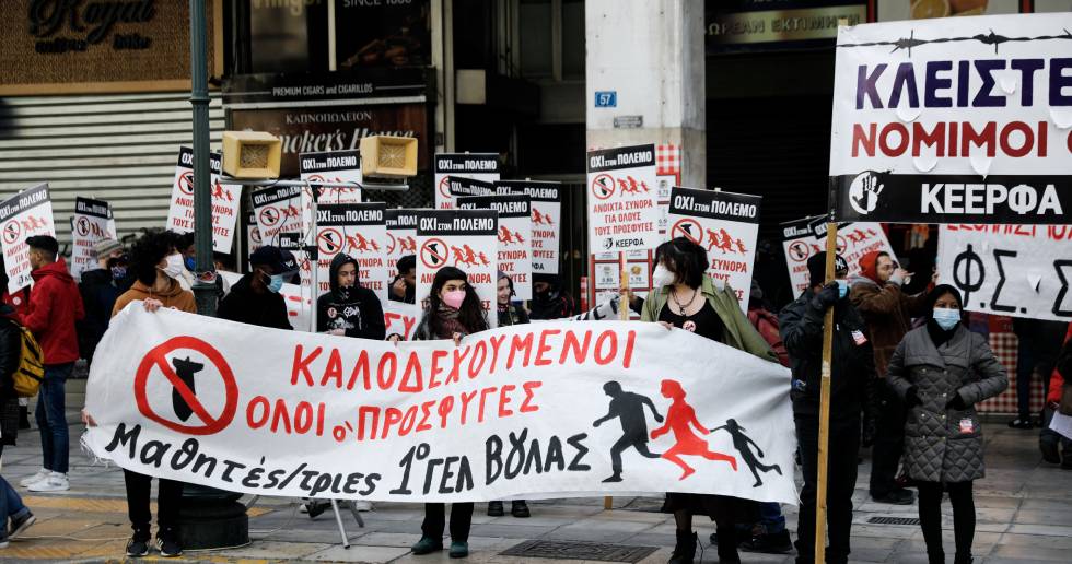 «Όχι στον πόλεμο – Καλοδεχούμενοι οι πρόσφυγες»