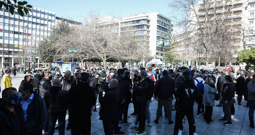 Διαμαρτυρία για τον κυβερνητικό πόλεμο στον αθλητισμό