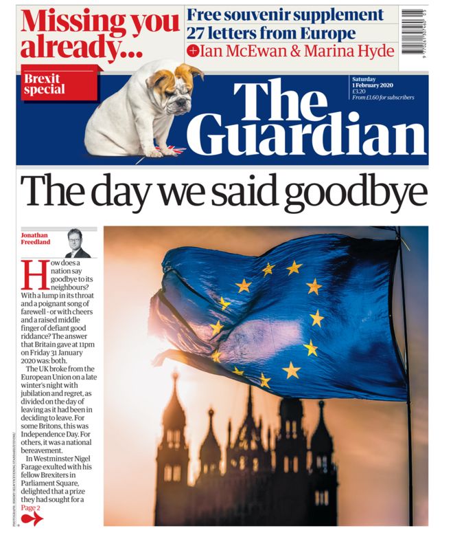 Brexit: Τα πρωτοσέλιδα του βρετανικού Τύπου