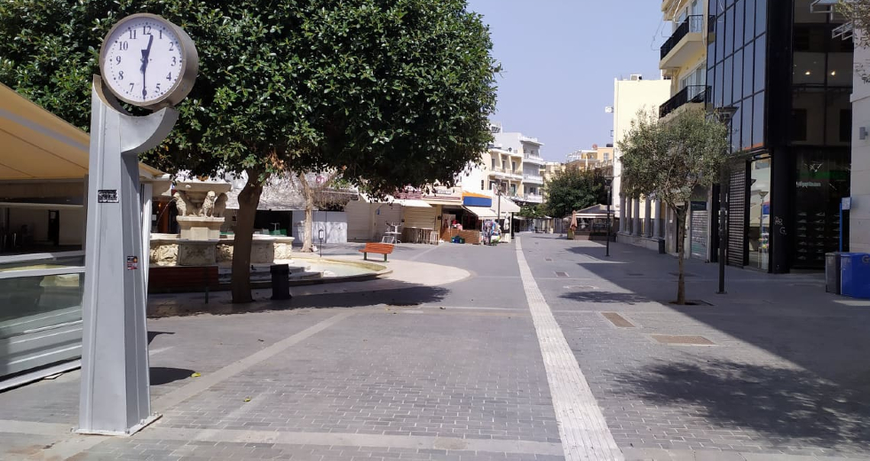 Σε ισχύ το μέτρο της απαγόρευσης κυκλοφορίας στο Ηράκλειο