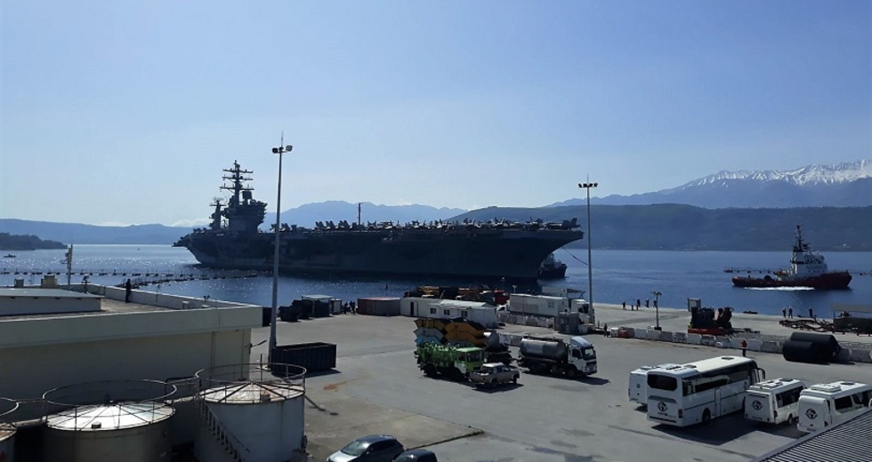 Χανιά: Διαμαρτυρήθηκαν για την έλευση του «Eisenhower» – Νέα κινητοποίηση τη Δευτέρα