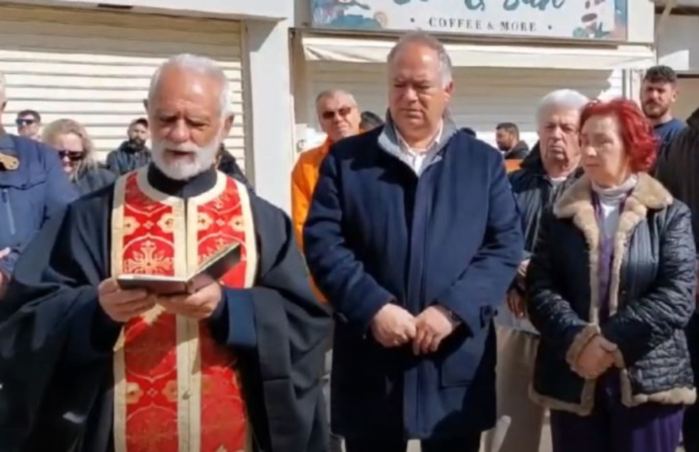 Τρισάγιο για τα θύματα της πλημμύρας στην Αγία Πελαγία
