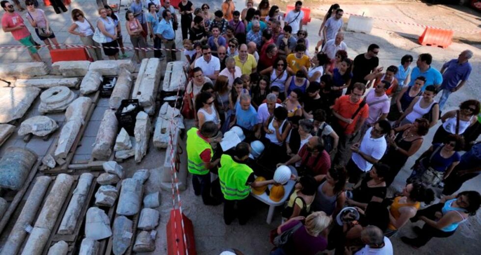 Το «έγκλημα» στον σταθμό «Αγία Σοφία» επαναλαμβάνεται στα αρχαία της Βενιζέλου