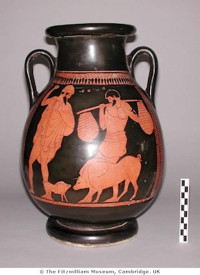 Οδύσσεια. Ραψωδία ξ’: Φτωχοί και ξένοι είν` κι αυτοί, παιδιά του μέγα Δία, κι όχι κατώτερου θεού