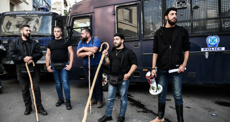 Αγροτικές κινητοποιήσεις στο κέντρο της Αθήνας