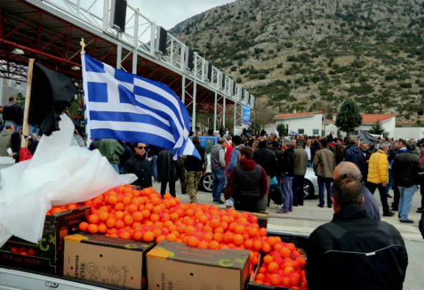 Με δυναμικό παλμό το συλλαλητήριο των Κρητών αγροτών