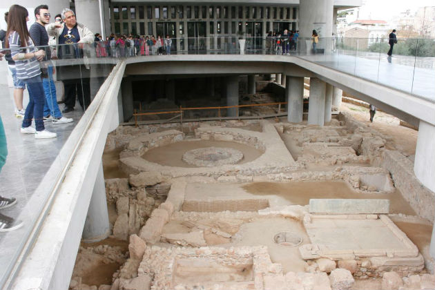 Επισκέψιμη η ανασκαφή του Μουσείου της Ακρόπολης