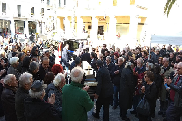 Αποχαιρέτησαν τον αντιστασιακό Ανδρέα Σαββάκη