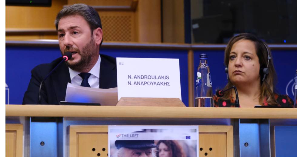 Τσίπρας και Ανδρουλάκης τίμησαν τον Μ. Γλέζο μαζί με το Ευρωκοινοβούλιο