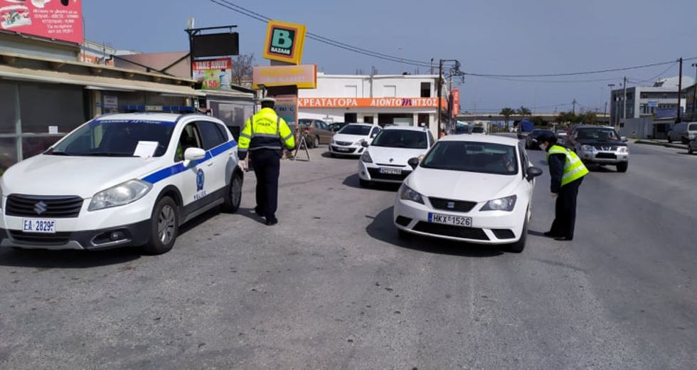 Κρήτη: Δεκάδες πρόστιμα για την απαγόρευση κυκλοφορίας