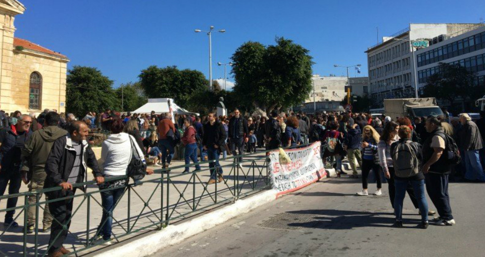 Κρήτη: Διαδήλωσαν για το ασφαλιστικό