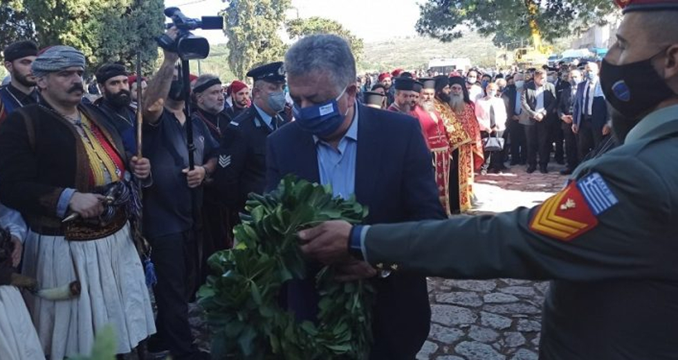 Κορυφώθηκαν οι εκδηλώσεις για την επέτειο του Ολοκαυτώματος της Μονής Αρκαδίου