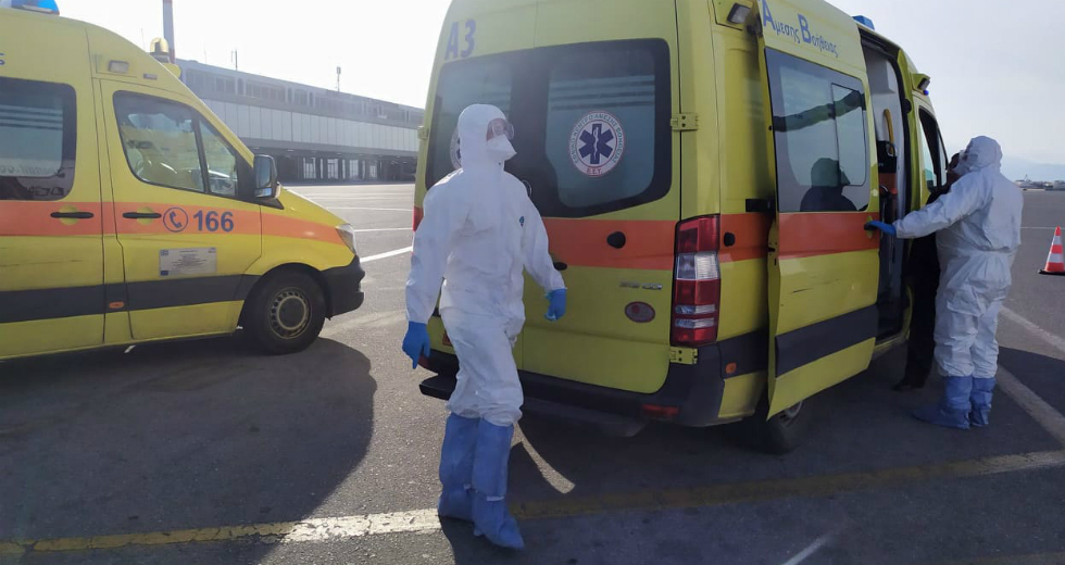 Πραγματοποιήθηκε η άσκηση στο «Ν. Καζαντζάκης» για τον κορονοϊό