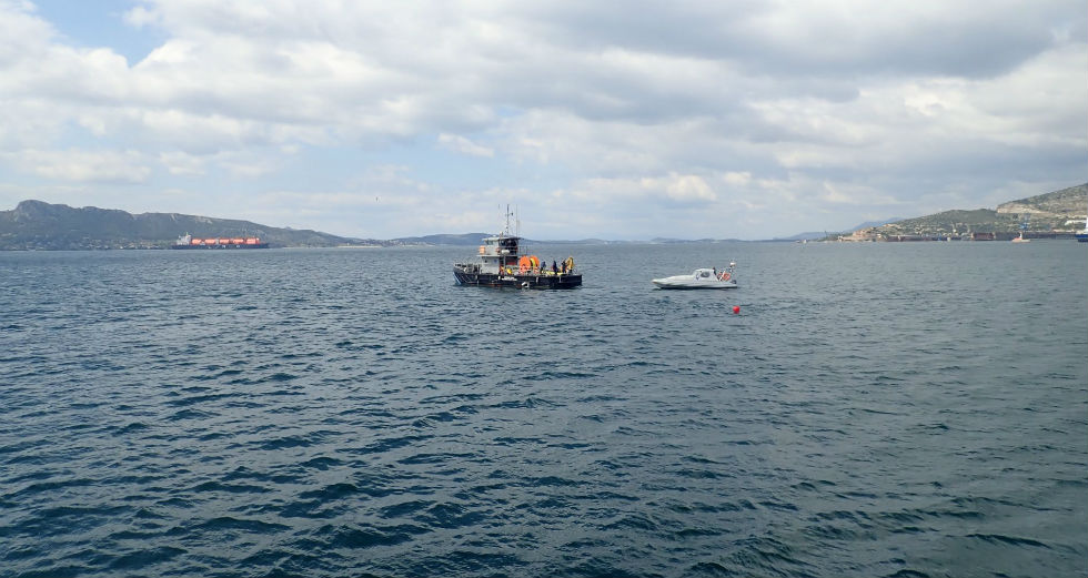 Άσκηση για θαλάσσια ρύπανση στην Ελευσίνα