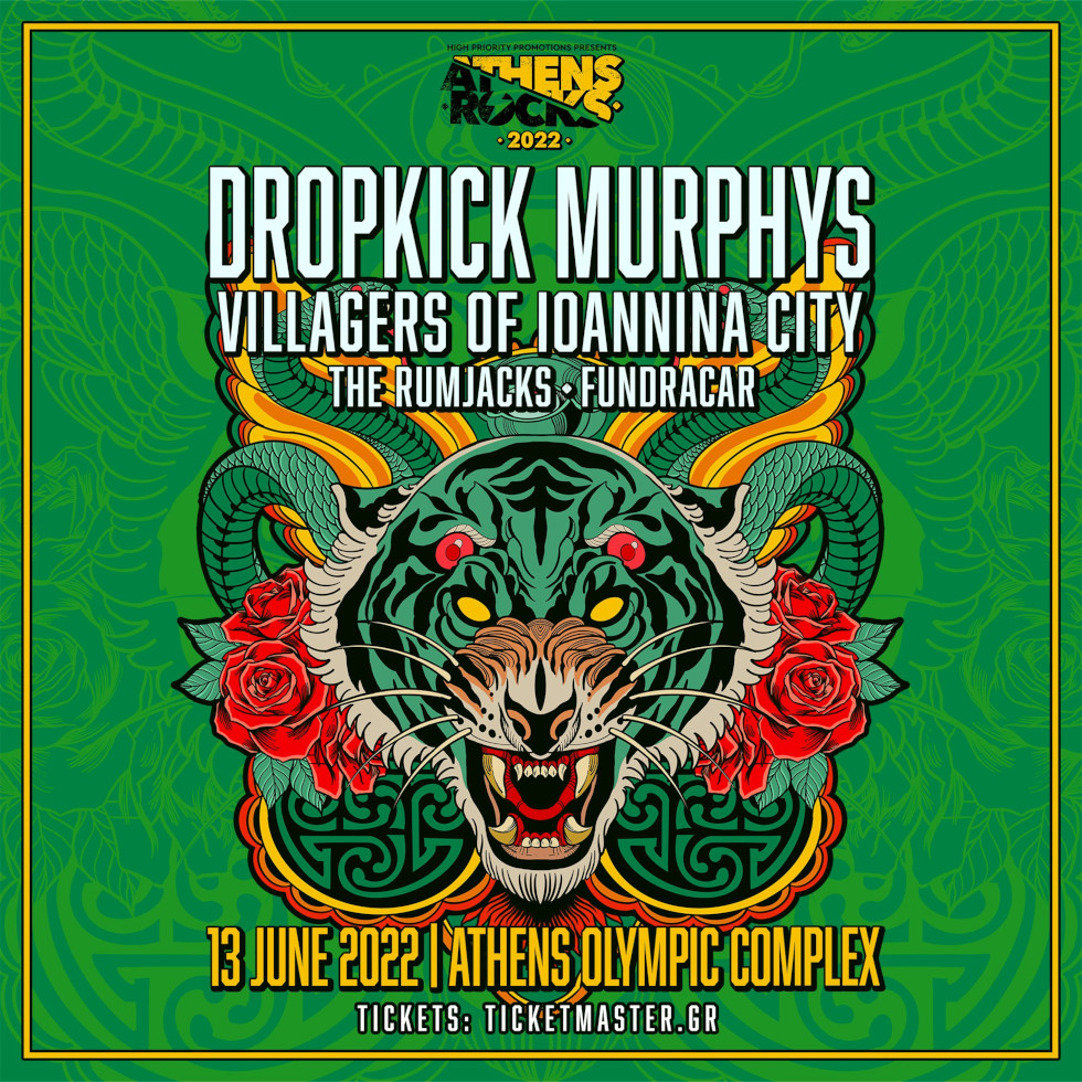 Ανακοινώσεις για το Athens Rocks με Dropkick Murphys, V.I.C., The Rumjacks και Fundracar
