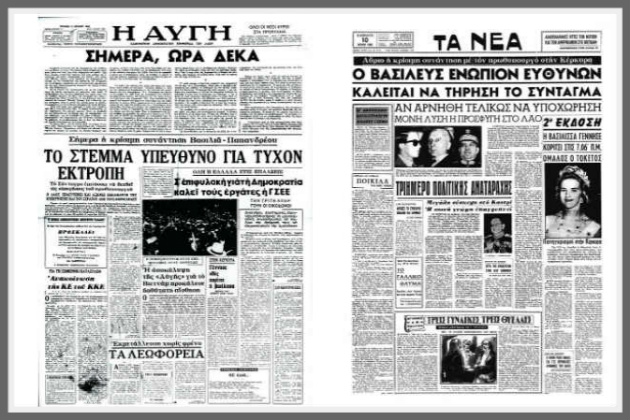 Από τη «δημοκρατική παρένθεση» στην Αποστασία