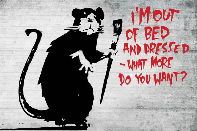 «Κατάληψη» Banksy στην Τεχνόπολη