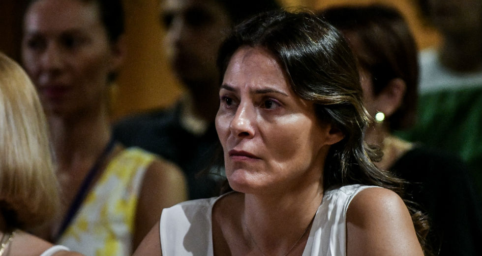 Η Μπέττυ Μπαζιάνα στη δίκη της Χ.Α.