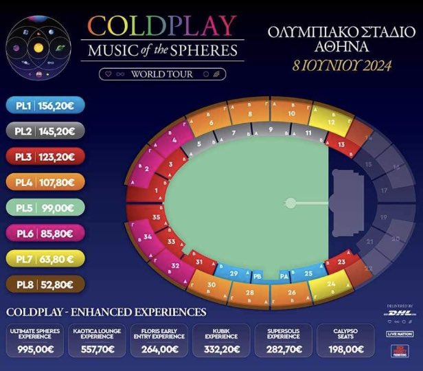 Τρέλα στην Ελλάδα για τους Coldplay – Ανακοινώθηκε και δεύτερη ημέρα
