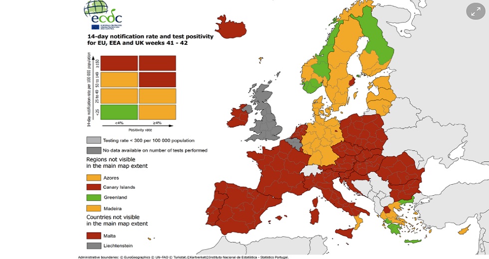Σαρωτικό το πέρασμα της πανδημίας στην Ευρώπη