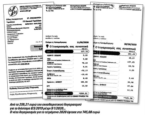 «Ηλεκτροσόκ» για εργαζόμενους και συνταξιούχους της ΔΕΗ