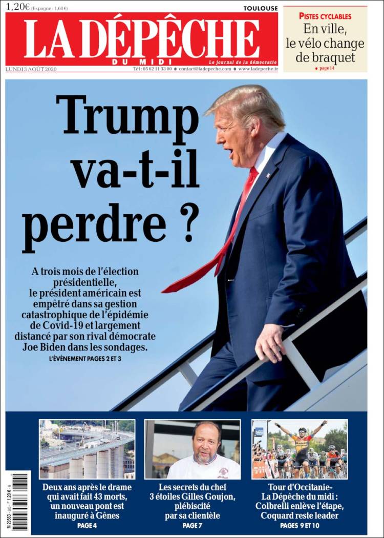 Ανασκόπηση διεθνούς Τύπου 3.8.2020