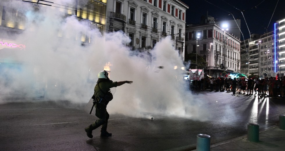 Άγρια αστυνομική καταστολή και στη νέα κινητοποίηση των φοιτητών