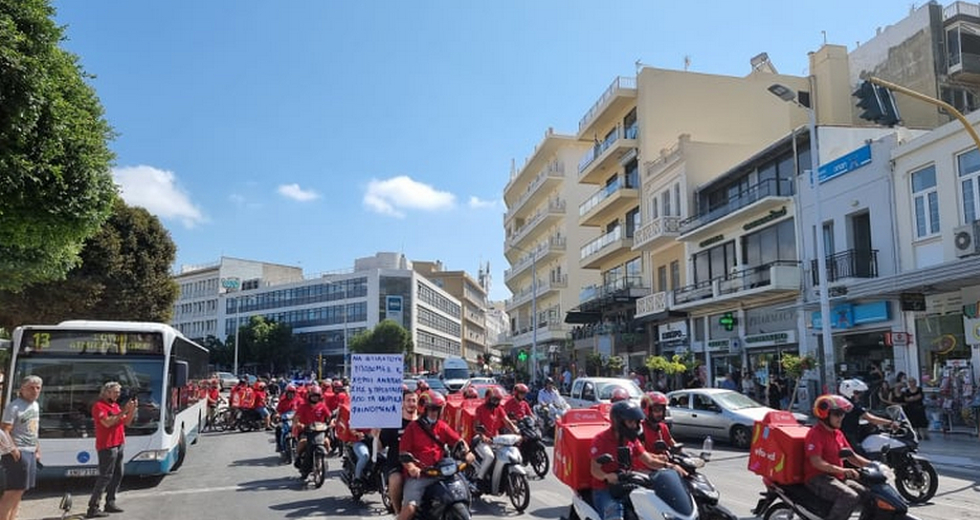 Στους δρόμους οι διανομείς και στην Κρήτη