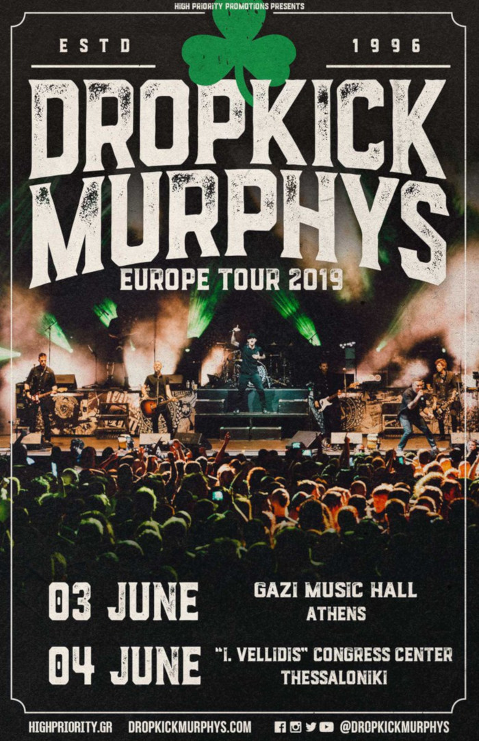 Dropkick Murphys: The boys are back σε Αθήνα και Θεσσαλονίκη