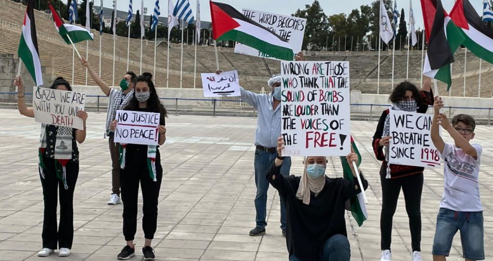Ηχηρό μήνυμα έστειλε η Παλαιστινιακή Παροικία Ελλάδας