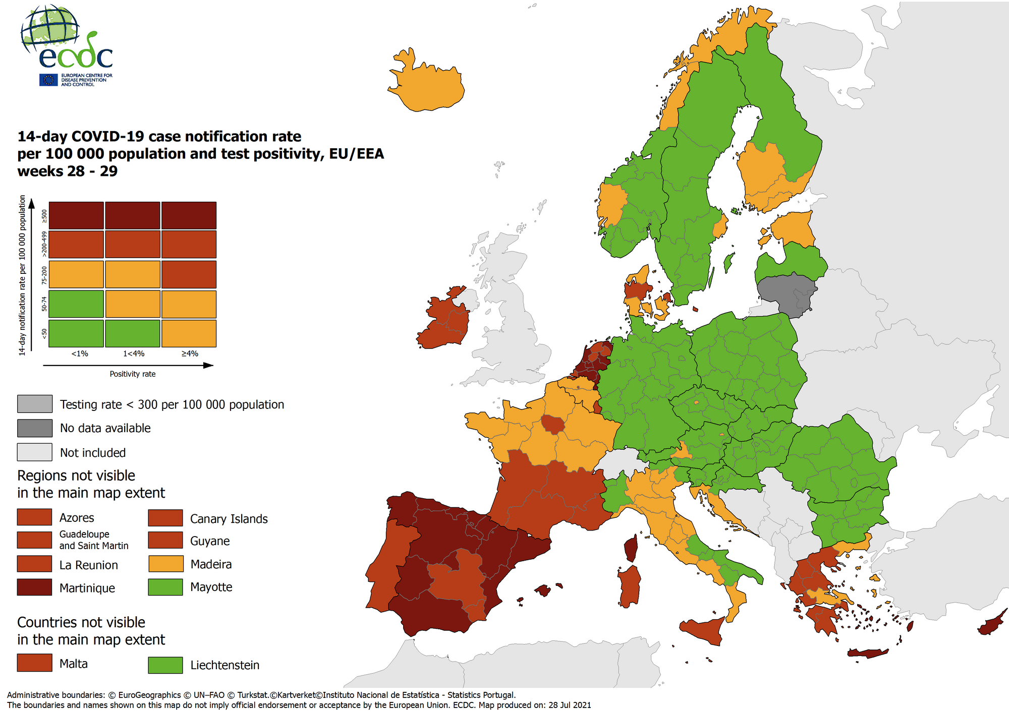 Πώς διαμορφώνεται ο επιδημιολογικός χάρτης στη χώρα