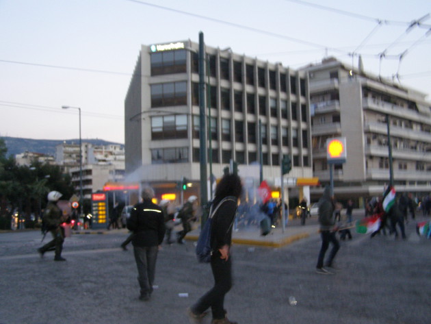 Καταγγελία ΕΕΚ για αστυνομική βία στη διαδήλωση για την Παλαιστίνη