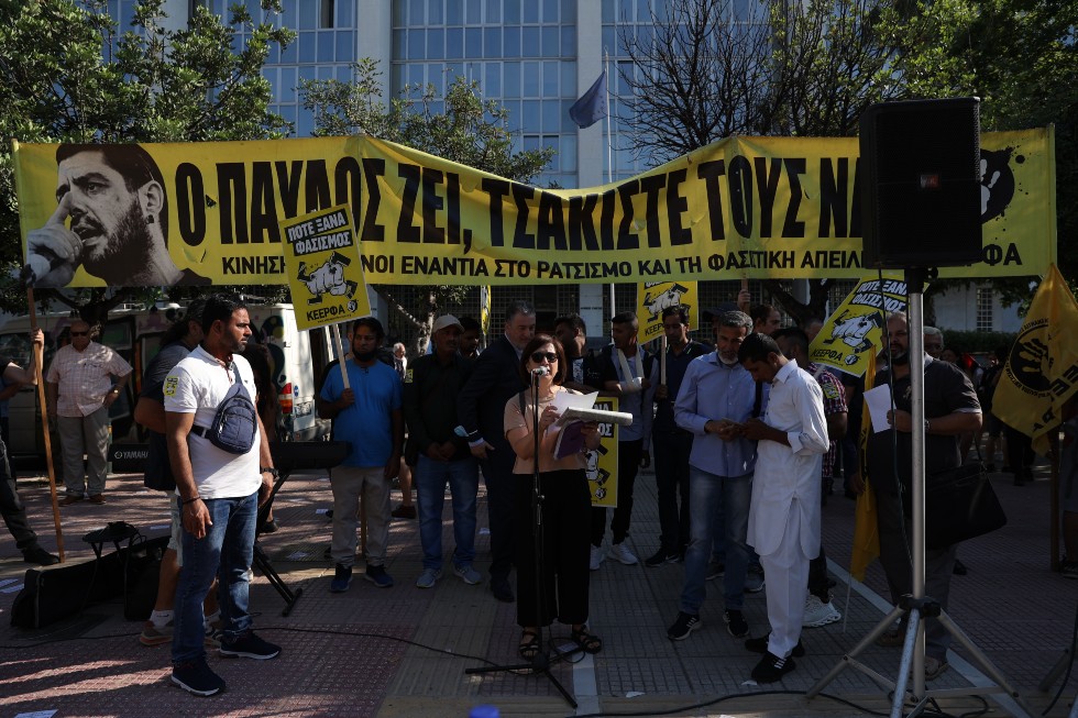 Αντιφασιστικό χαστούκι για άλλη μία φορά στη δίκη των νεοναζί της Χ.Α.