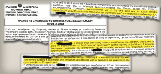 Ομολογία ενοχής για τις επεμβάσεις TAVI